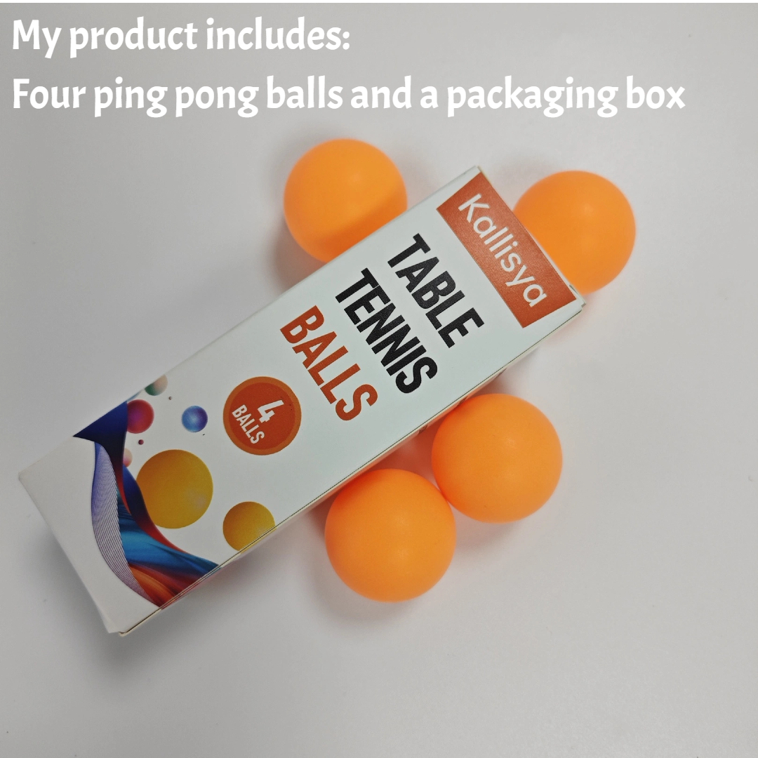 Kallisya Table-tennis balls for Games,Teacher Must Have,School Activities - Image 2