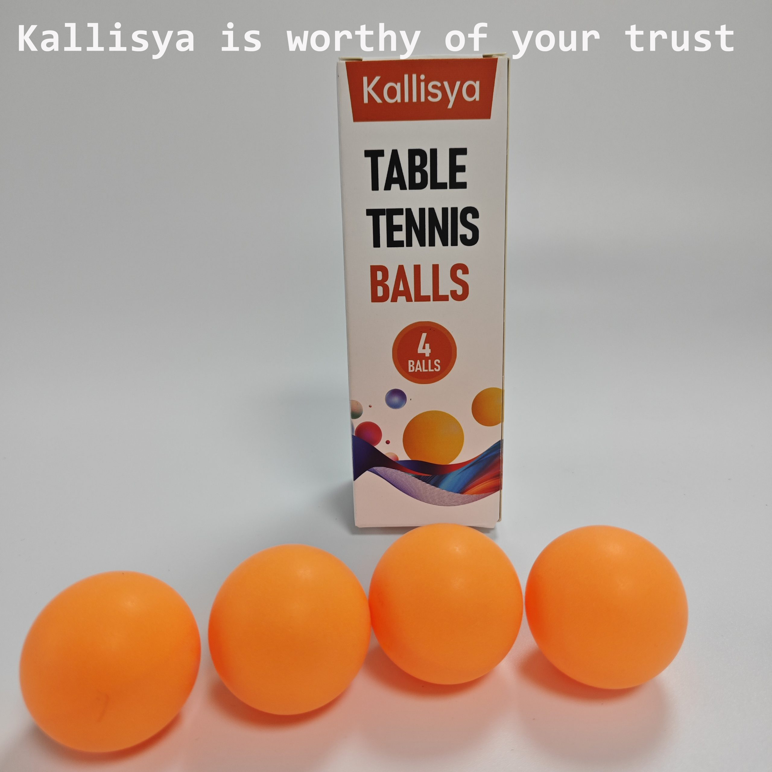 kallisya Table-tennis balls - High-Performance Professional Quality | Ultimate Durability for Indoor & Outdoor Ping Pong Tables - Image 3